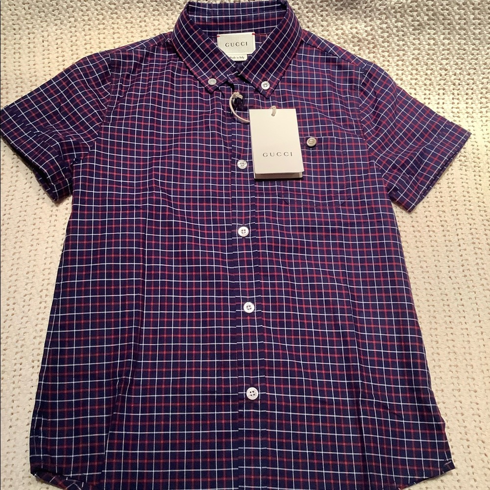Gucci Plaid Shirt